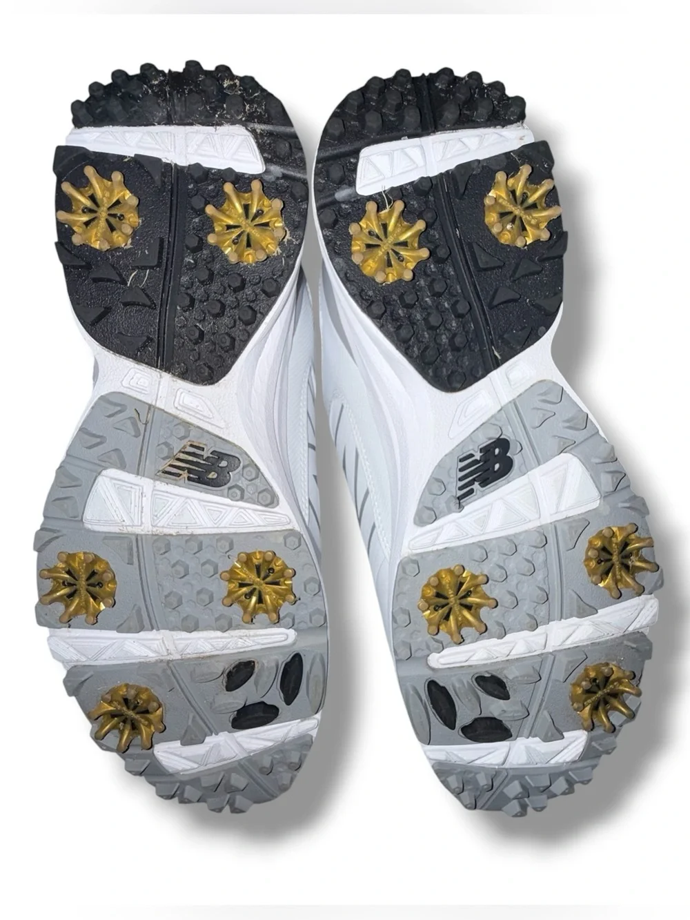 NEW BALANCE S Brighton V2 Golf Shoes - Women’s 10.5 Wide - White/Grey